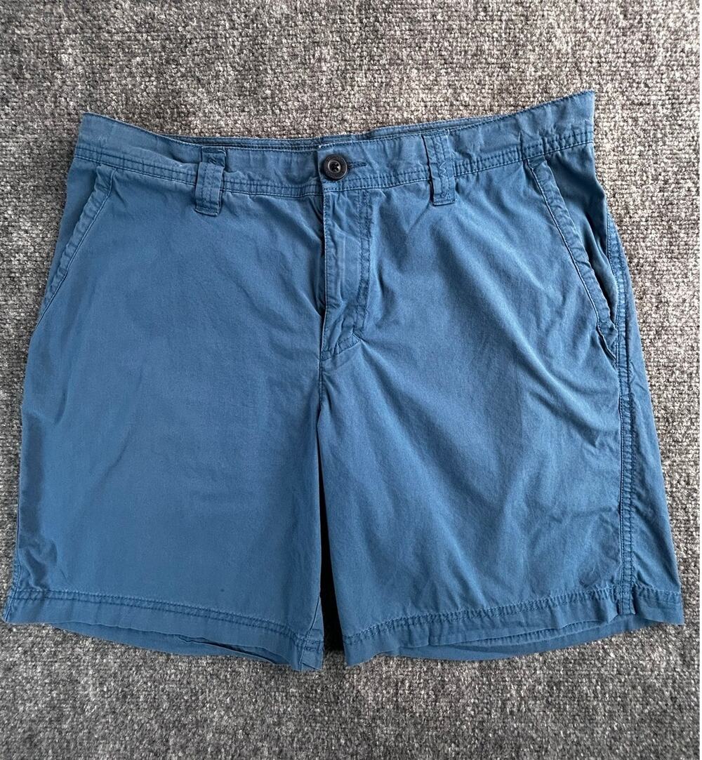 Columbia Men's Blue Stretch Casual Chino Shorts Size 32